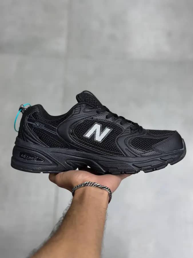 نیوبالانس ۵۳۰ مشکی طوسی New Balance 530 Black Grey
