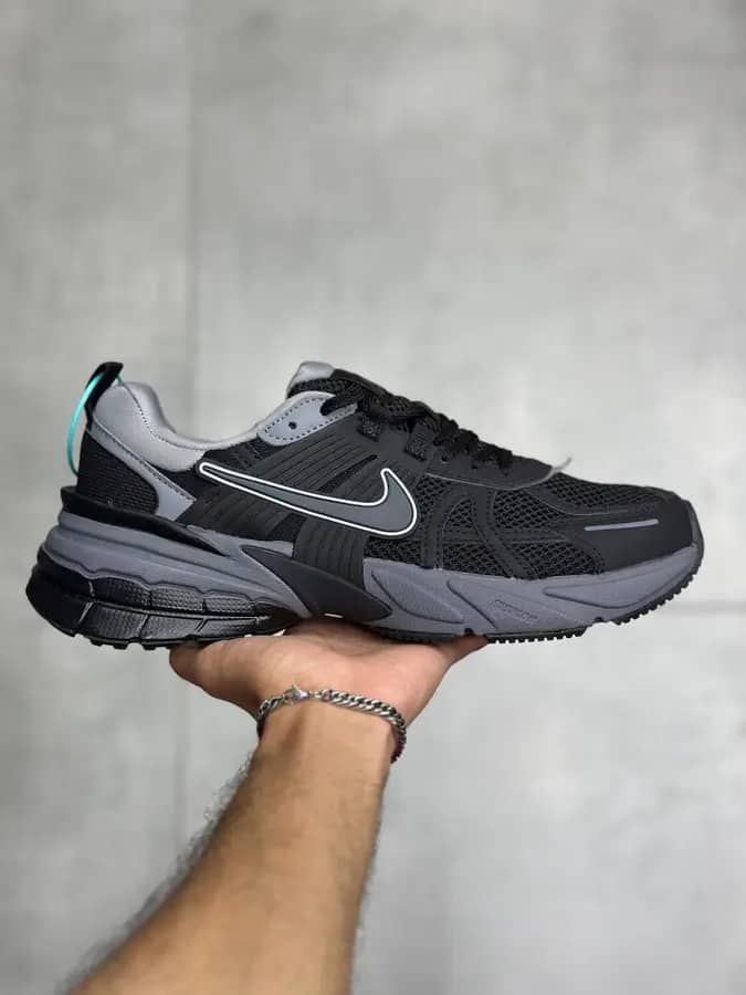 نایک وی تو کی مشکی طوسی Nike V2K Black Grey