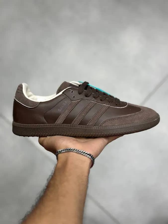 آدیداس سامبا قهوه ای تیره Adidas Samba Dark Brown