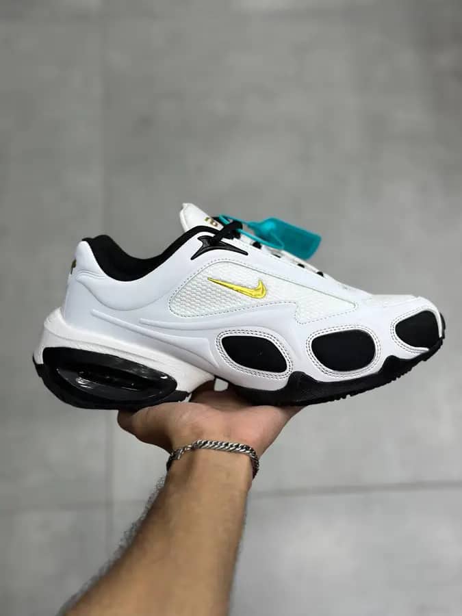 نایک ایر مکس میوز سفید مشکی طلایی Nike Air Max Muse White Black Gold