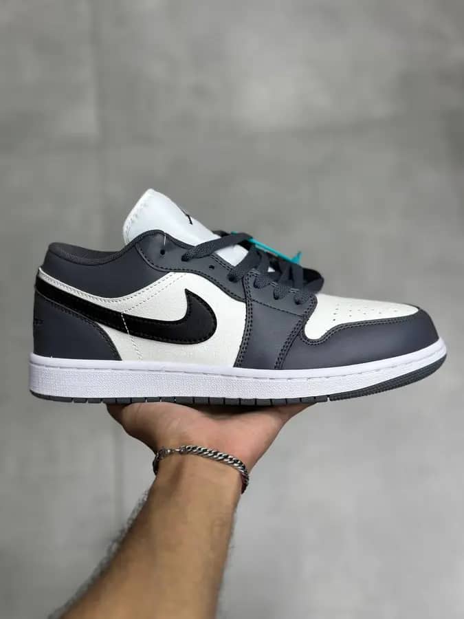 نایک جردن ۱ بدون ساق دارک گری Nike Jordan 1 Low Dark Grey