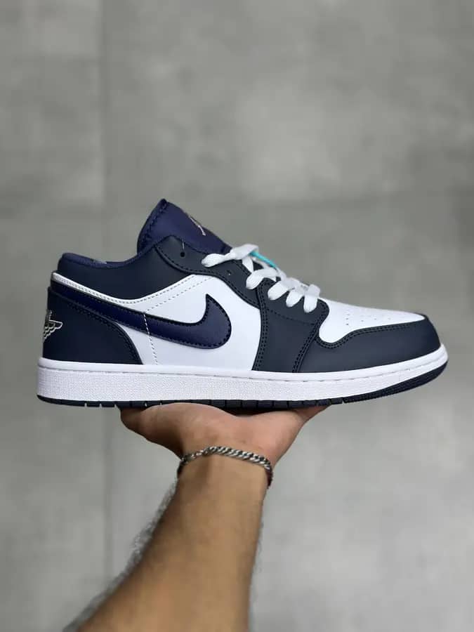 نایک جردن ۱ بدون ساق سرمه ای Nike Jordan 1 Low Dark Teal