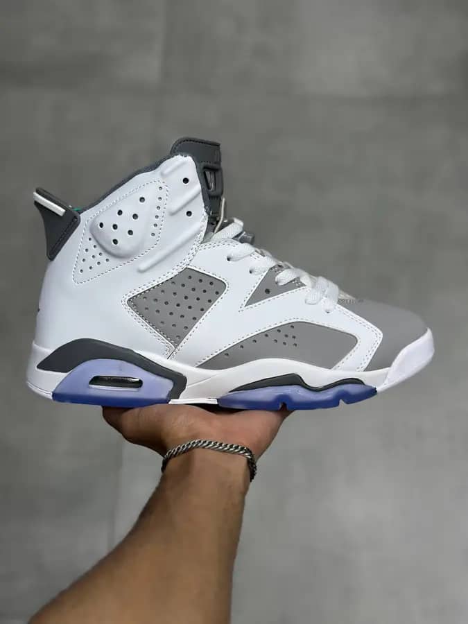 جردن ۶ سفید طوسی | Jordan 6 Cool Grey