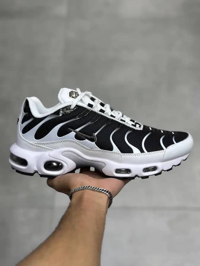 نایک ایرمکس تی ان پلاس مشکی سفید | Nike Air Max TN Plus Black White