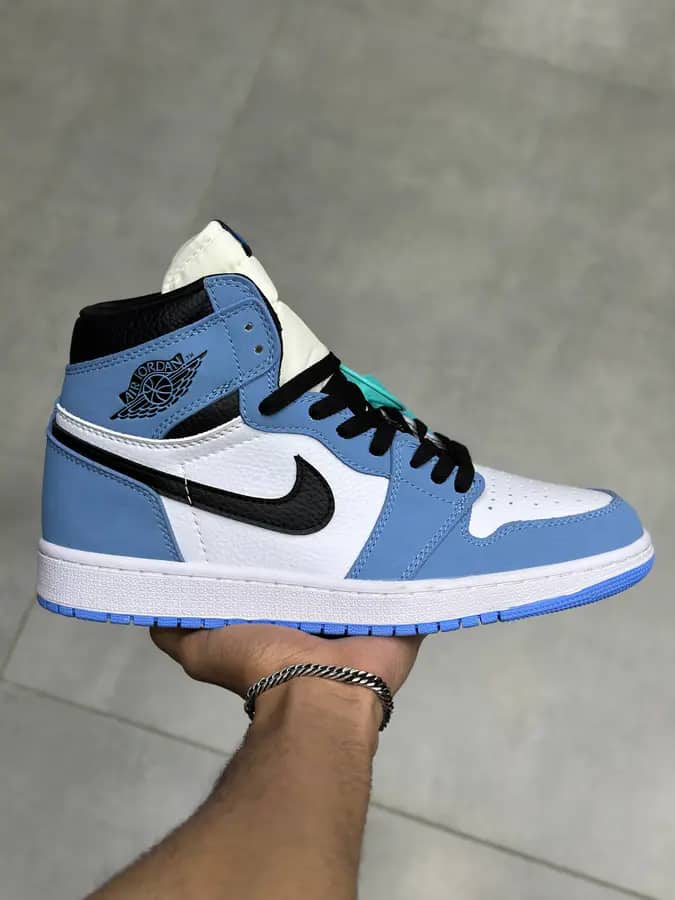نایک جردن ۱ ساقدار یونیورسیتی بلو | Nike Jordan 1 High University Blue