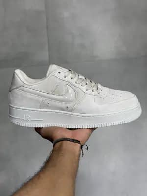 کتونی نایک ایرفورس ۱ استخوانی روشن | Nike Air Force 1 Light Bone