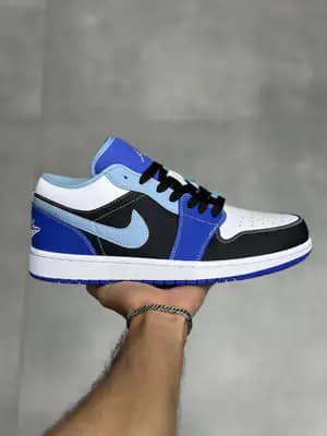 نایک جردن ۱ بدون ساق ریسر بلو Nike Jordan 1 Low Racer Blue