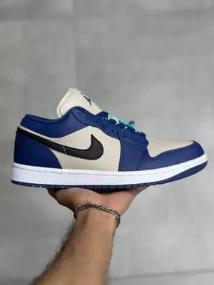 نایک جردن ۱ بدون ساق فرنچ بلو Nike Jordan 1 Low French Blue
