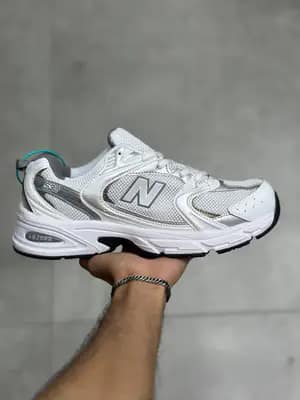نیوبالانس ۵۳۰ سفید نقره ای طلایی New Balance 530 White Silver Gold