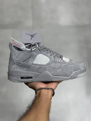 جردن 4 کاز طوسی Jordan 4 Kaws Grey