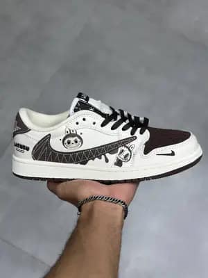 ترویس کاکتوس جک لبوبو کرم قهوه ای Travis Cactus Jack Labubu Cream Brown