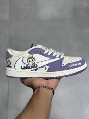 ترویس کاکتوس جک لبوبو کرم بنفش Travis Cactus Jack Labubu Cream Purple
