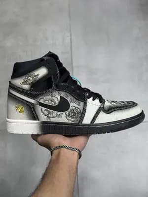 نایک جردن ۱ ساقدار فامیلیا دیا د مورتوس | Nike Jordan 1 High CMFT 2 Dia De Muertos