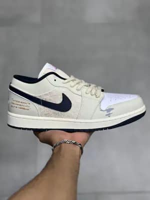 نایک جردن ۱ بدون ساق کرم بادبانی | Nike Jordan 1 Low Sail Cream